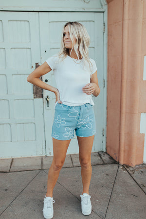Ditsy Daisy Shorts