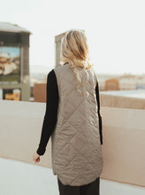 Load image into Gallery viewer, Quilted Vest in Olive
