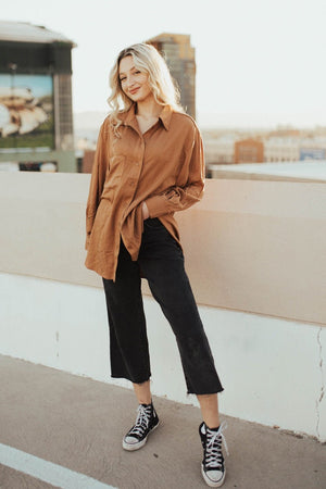 Luna Top in caramel