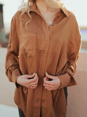 Luna Top in caramel