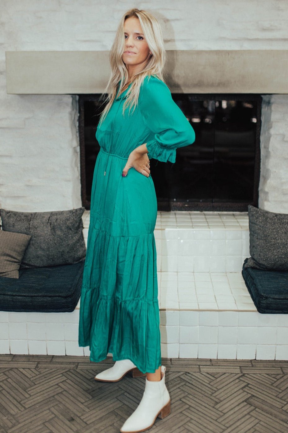 Miss Majesty in Sea Green