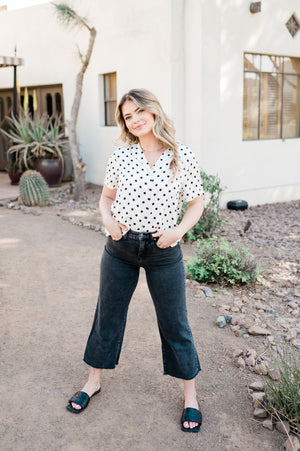 Spotted Blouse