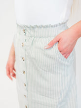 Load image into Gallery viewer, Penny Pinstripe Skirt
